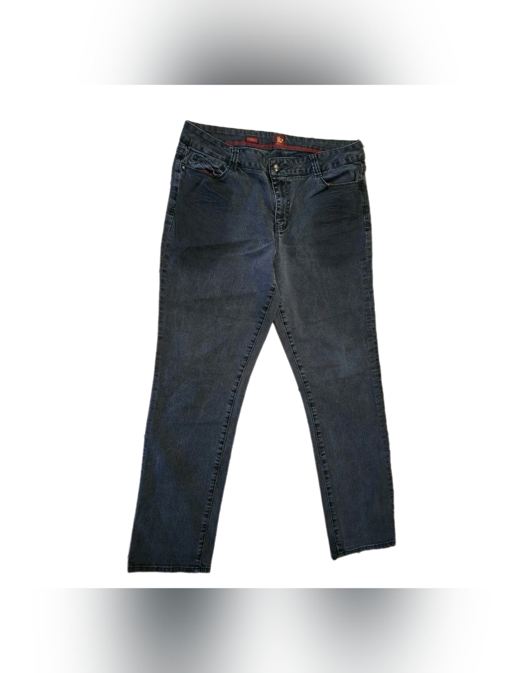 Miss Sixty Women’s Straight Leg Jeans Size 16 Black Stretch Denim Y2K